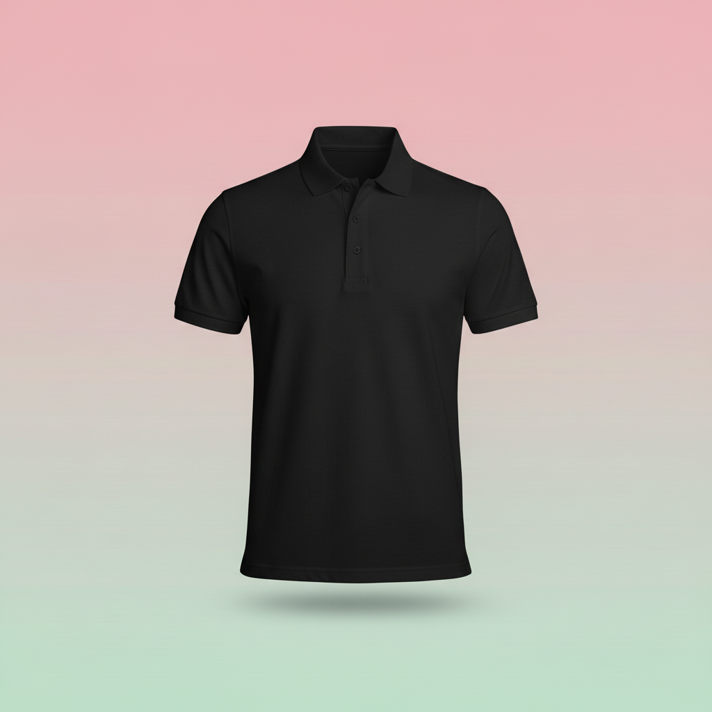 Mens Black Golfer