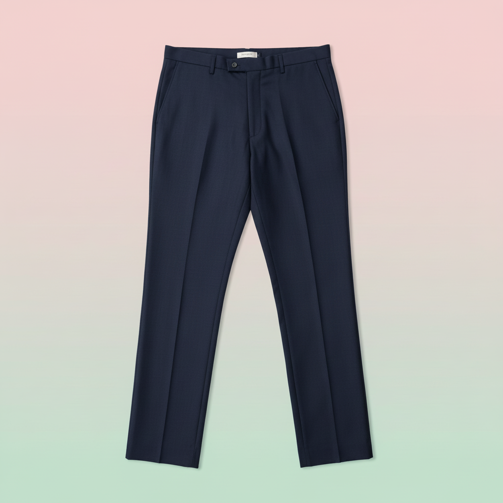 Mens Black Smart Pants
