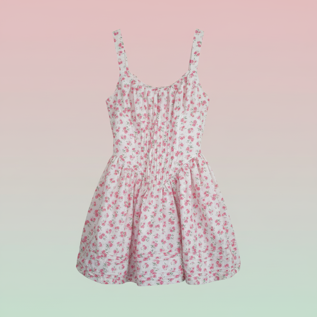 Ladies Short Floral Dress