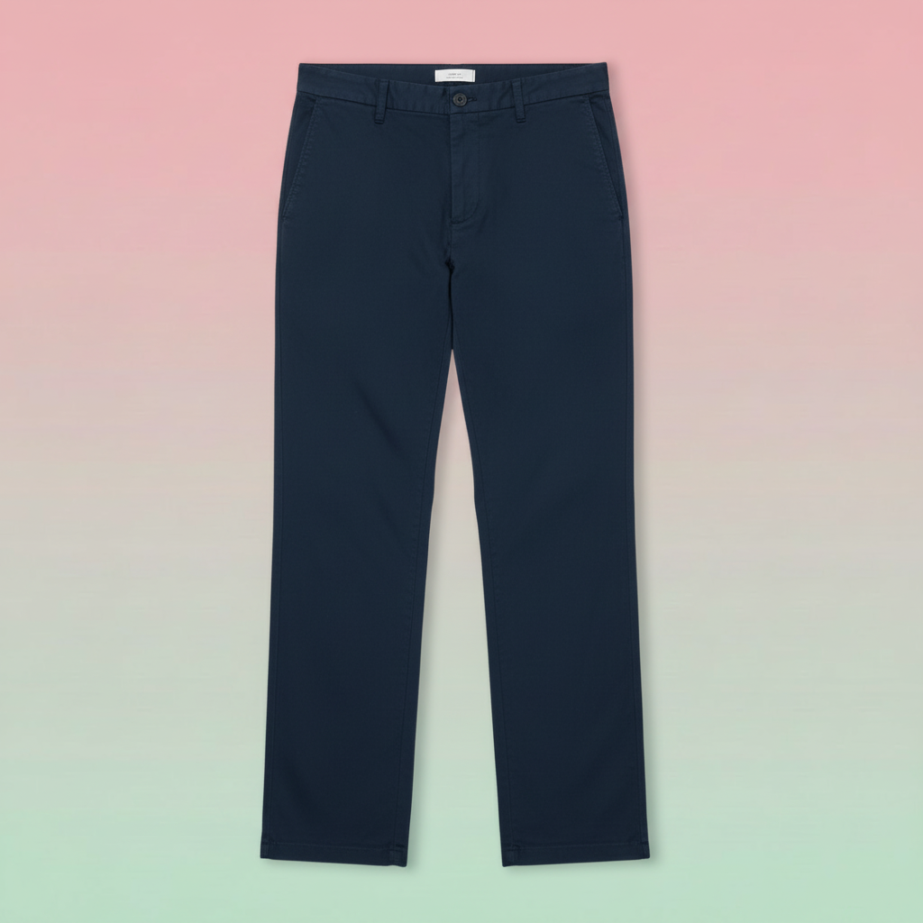 Mens Navy Blue Chinos