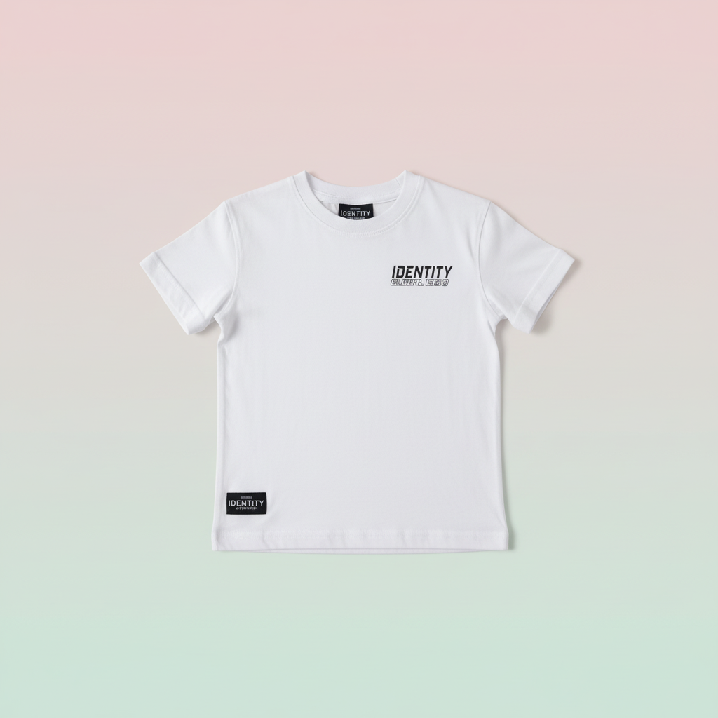 Boys White Tee
